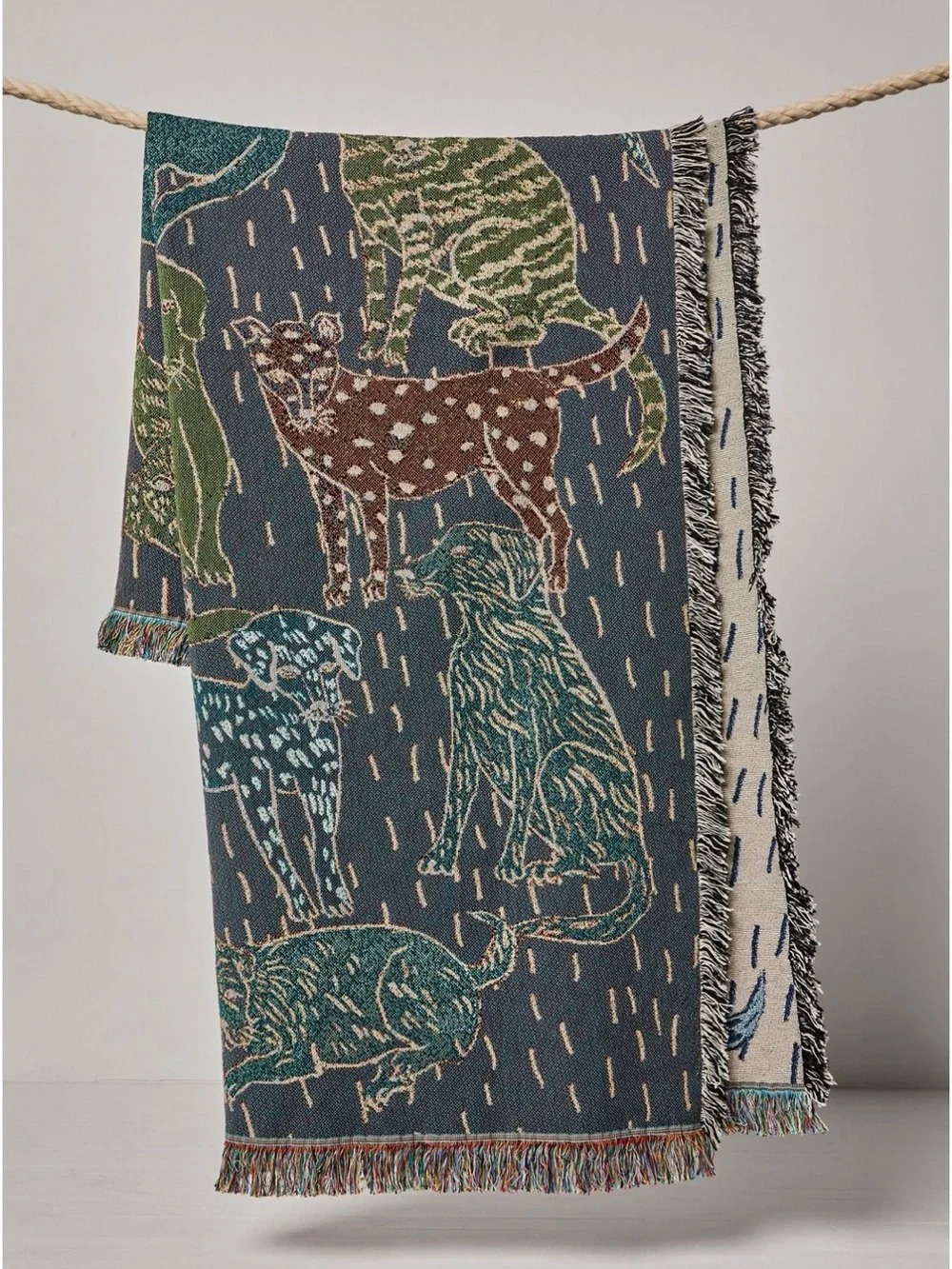 Free People x Olivia Wendel Dog Throw Blanket 🐾 Exclusive Limited Edition NWT